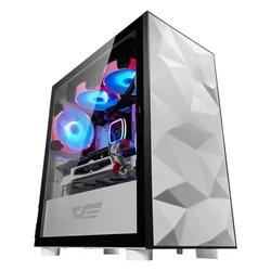 Gabinete Gamer darkFlash DLM 21 Mesh Mid Tower - Blanco