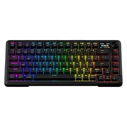 Teclado Gamer Redragon Behemoth Pro K724 RGB Inalámbrico - Negro
