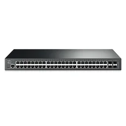 Hub Switch TP-Link TL-SG3452 48 Puertos Gigabit 4SFP 1000Mbps - Gris