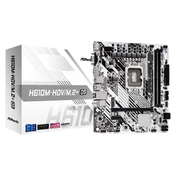 Placa Madre Asrock H610M-HDV/M.2+D5 DDR5 Socket LGA 1700 Chipset Intel H610 Micro ATX