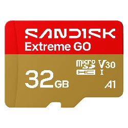 Tarjeta de Memoria Micro SD SanDisk Extreme GO 32GB 100Mbs - SDSQXGN-032G-GN6MN