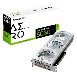 Placa de Video Gigabyte Aero OC NVIDIA GeForce RTX-5060 8GB GDDR7 - GV-N5060AERO-OC-8GD