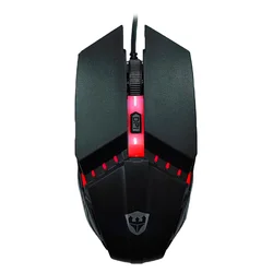 Mouse Gamer Satellite A-96 1600 DPI USB RGB - Negro