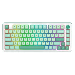 Teclado Redragon Cyrus Pro K681MG RGB Layout 75%  Inalámbrico - Blanco