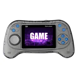 Consola Portátil Q8 800 Juegos - Negro Transparente