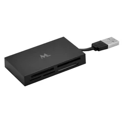 Leitor de Tarjeta de Memoria MTEK CR-620 USB 2.0 6 en 1 - Negro