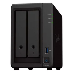 Servidor NAS Synology Deep Learning NVR DVA1622 DDR4 Intel Celeron J4125 2 Baias - Negro