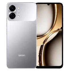 Smartphone Tecno Spark Go 3 KN3 128GB 4GB RAM Dual SIM Pantalla 6.74" - Gris Titanio (Anatel)