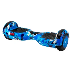 Scooter Eléctrico HYE 6.5'' Bluetooth LED + Bolso - Azul Camuflado