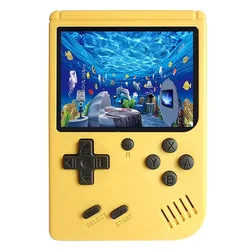 Consola Portátil Game Boy Game Box Plus 500 Juegos + Control - Amarillo