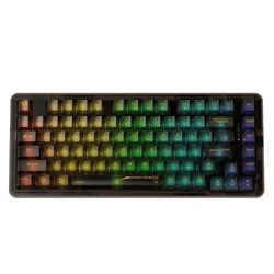 Teclado Gamer Redragon ELF Pro K649CTB RGB Switch Translucent Custom Layout 78% Inalámbrico - Negro