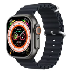 Smartwatch X8 Ultra+ Parlante Titanio 49mm NFC - Negro