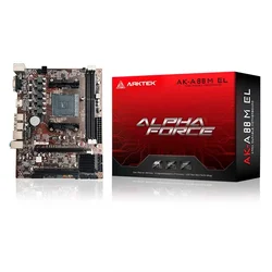 Placa Madre Arktek Ak-A88M El Socket FM2/FM2+ Chipset AMD A88/A85 DDR3 Micro ATX (Sin Parlante)