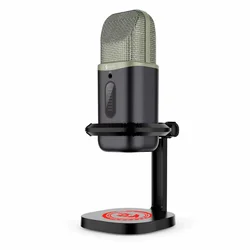 Micrófono Condensador Redragon Echo Wave GM305 18KHZ RGB - Negro