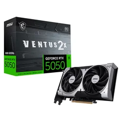 Placa de Video MSI Ventus 2X OC NVIDIA GeForce RTX-5050 8GB GDDR6 - 912-V538