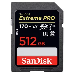Tarjeta de Memoria SD Sandisk Extreme Pro 512GB 170MBs - SDSDXXD-512G-GN4IN