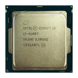 Procesador Intel Core i3-6100T Pull OEM Socket 1151 2 Core 4 Threands Cache 3MB