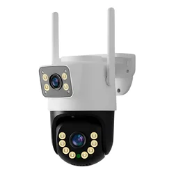 Cámara de Seguridad Satellite A-CAM8007D 6MP WiFi - Blanco