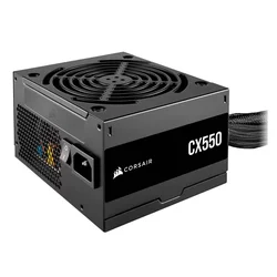 Fuente Corsair CX550 CP-9020277-BR ATX 550W 80 Plus Bronze Bivolt - Negro