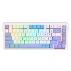 Taclado Gamer Redragon Ucal Magnetic K673WB RGB - Blanco