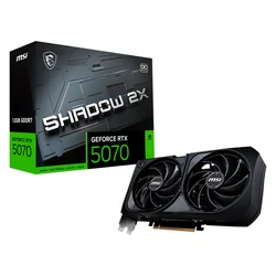 Placa de Video MSI Shadow 2X OC NVIDIA GeForce RTX 5070 12GB GDDR7 - 912-V532-011
