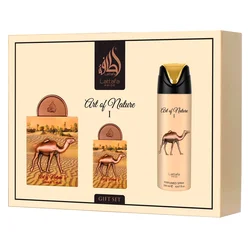 Kit Lattafa Pride Art Of Nature I Gift Set Eau de Parfum Unisex - 3 Unidades
