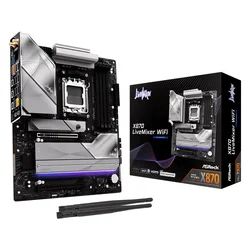 Placa Madre ASRock X870 LiveMixer WiFi DDR5 Sockt Chipset AM5 AMD X870 ATX
