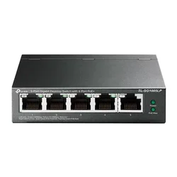 Hub Switch TP-Link TL-SG1005LP 5 Puertos Gigabit 4POE+ 1000Mbps - Gris