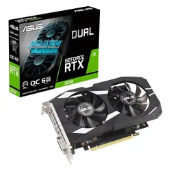 Placa de Video Asus Dual OC NVIDIA GeForce RTX 3050 6GB GDDR6 - DUAL-RTX3050-O6G
