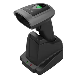 Leitor de Código de Barras FTX LC123BH5 2D Inalámbrico - Negro