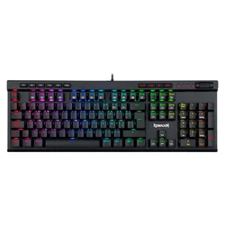 Teclado Gamer Redragon K580RGB Vata Con Cable Inglés - Negro