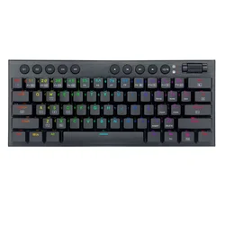 Teclado Gamer Redragon Horus Mini K632-RGB Switch Red Layout 60% - Negro