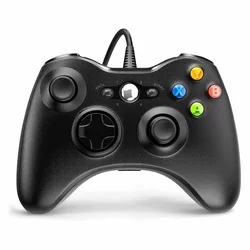 Control Xbox 360 USB 2.0 - Negro (Con Parlante)