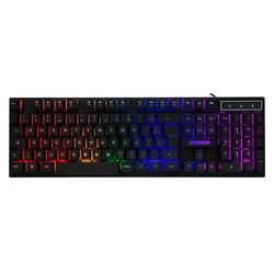 Teclado Gamer Satellite AK-891 USB RGB Portugués - Negro