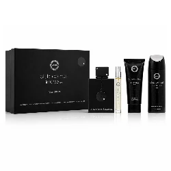 Kit Perfume Armaf Club de Nuit Intense Eau de Toilette Masculino 105ml + Desodorante 200ml + Shower Gel 100ml +  Perfume de Viaje 10ml