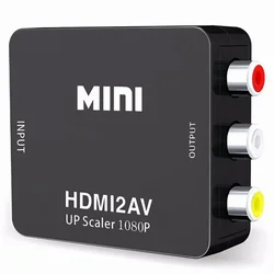 Adaptador de Video HDL HDMI para RCA Full HD - Negro