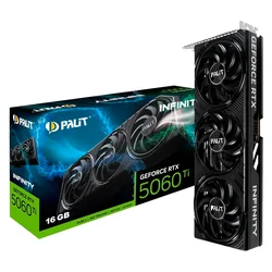 Placa de Video Palit Infinity 3 NVIDIA GeForce RTX-5060TI 16GB GDDR7 - NE7506T019T1-GB2061S