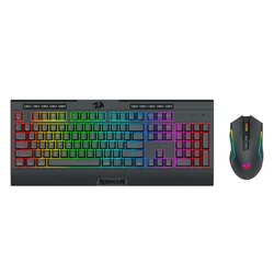 Kit Gamer Teclado y Mouse Redragon S151 Pro Inalámbrico - Negro