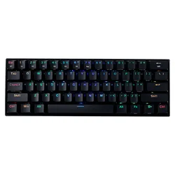 Teclado Gamer Redragon K530 RGB Pro Draconic Inalámbrico Inglés - Negro