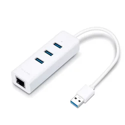 Adaptador TP-Link UE330 3 Puertos USB 3.0 - Blanco