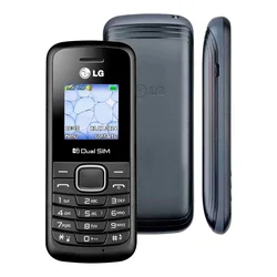 Celular LG B220A 3G 32MB 32MB RAM Dual SIM Pantalla 1.45" RP* - Negro