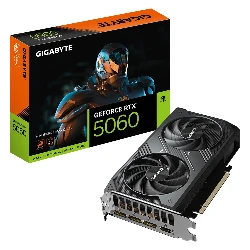 Placa de Video Gigabyte Windforce NVIDIA GeForce RTX-5060 8GB GDDR7 - GV-N5060WF2MAX