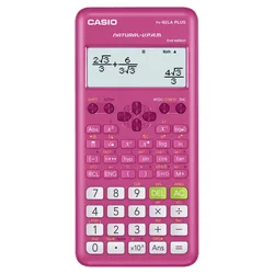 Calculadora Científica Casio FX-82LA Plus 2da Edición 12 Dígitos - Rosa