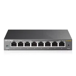 Switch TP-Link TL-SG108E 8 Puertos 1000 Mbps Gigabit - Gris