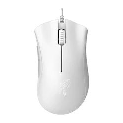 Mouse Razer Deathadder Essential con cable 6400 DPI - Blanco RZ01-03850200-R3M1