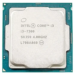 Procesador Intel Core i3-7300 Pull OEM Socket 1151 2 Core 4 Threads Cache 3MB