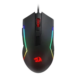 Mouse Gamer Redragon M616 Redragon Trident 10000 DPI USB RGB - Negro