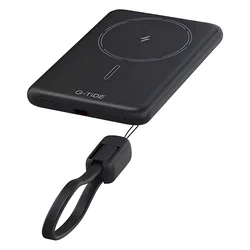 Cargador Portátil G-Tide Slim 01 5000mAh USB-C a USB-C Inalámbrico - Negro