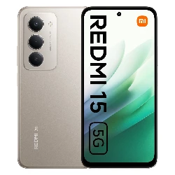 Smartphone Xiaomi Redmi 15 5G 128GB 4GB RAM Dual SIM Pantalla 6.9" Japonés - Gris (Parlante Slim)