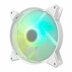 Fan para Gabinete darkFlash C6M Aurora Spectrum 12CM ARGB - Blanco